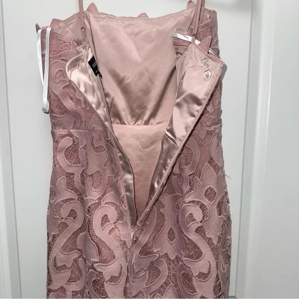 NWT Bardot Pink Rose Lina Lace Midi Dress